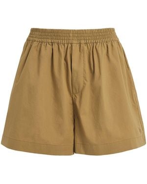 Varley Cotton Morales Shorts - Natural