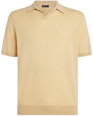 Colombo Kid Wool Polo Shirt - Natural
