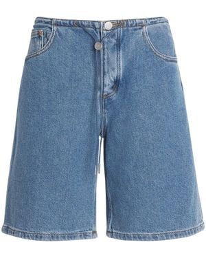 Still Here Cool Denim Shorts - Blue