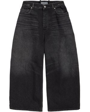 Balenciaga Round-Fit Jeans - Black