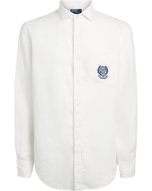Polo Ralph Lauren X Wimbledon Cotton Logo Crest Shirt - White