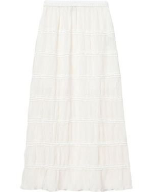 AllSaints Lila Midi Skirt - White