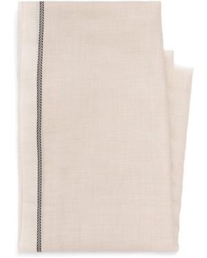Johnstons of Elgin Cashmere Ives Fringed Scarf - White