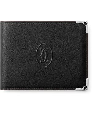 Cartier Leather Must De Wallet - Black