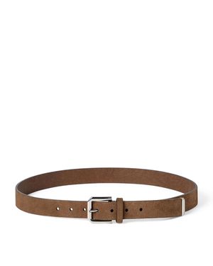 Brunello Cucinelli Reversible Leather Belt - Brown