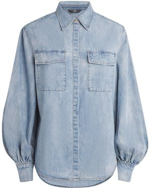 7 For All Mankind Denim Shirt - Blue