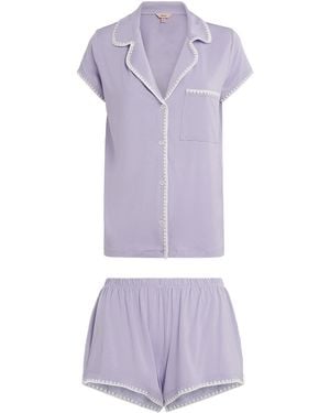 Eberjey Frida Short Pyjama Set - Purple