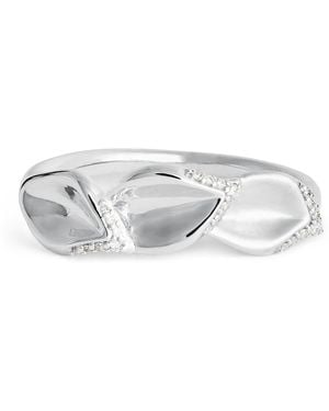 BeeGoddess And Diamond Gloria Secret Garden Ring - White