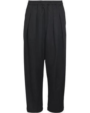 Maison Margiela Drop-Rise Wide-Leg Trousers - Black