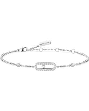 Messika Move Uno And Diamond Bracelet - White