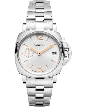 Panerai Stainless Steel Luminor Due Watch - Metallic