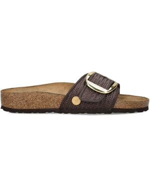Birkenstock Woven Madrid Big Buckle Sandals - Brown
