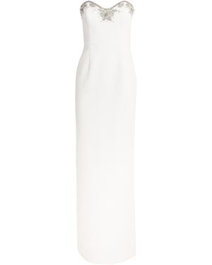Rebecca Vallance Strapless Melva Maxi Dress - White