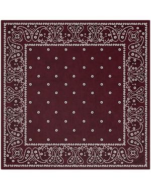 Weekend by Maxmara Silk Paisley Scarf - Purple