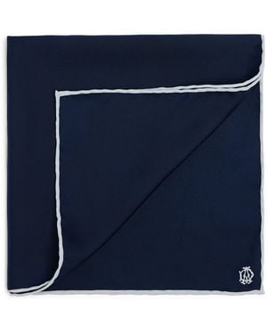dunhill Mulberry Silk Neckerchief - Blue