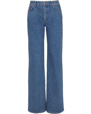 Balmain Elongated Straight Jeans - Blue