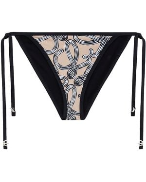 Loewe X Paula's Ibiza Anagram Bikini Briefs - Black