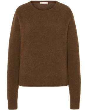 The Row Lorynna Cashmere-Silk Sweater - Brown