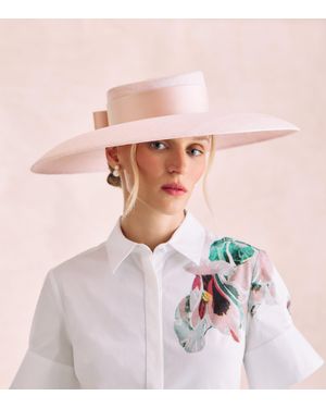 Emily London Straw Donna Hat - Pink