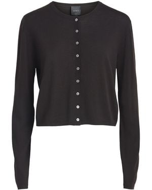 Leset Merino Wool James Cardigan - Black