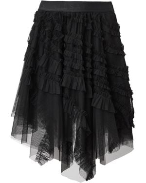 AllSaints Tulle Jayde Mini Skirt - Black