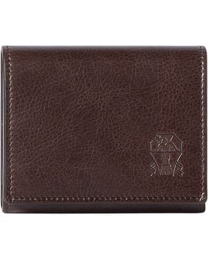 Brunello Cucinelli Leather Wallet - Brown