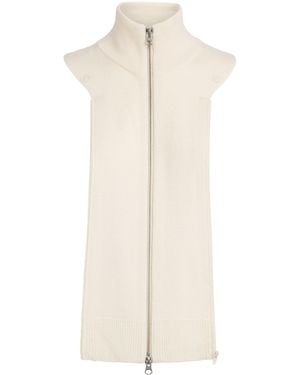 Veronica Beard Merino Wool-Cashmere Uptown Dickey - White
