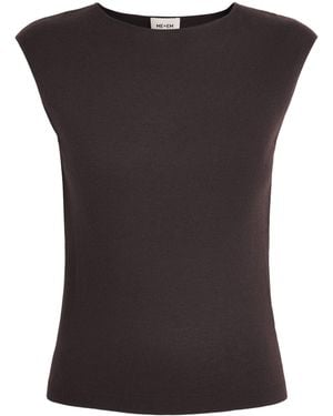 ME+EM Cashmere-Blend Sweater Vest - Black