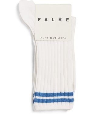 FALKE Cotton-Blend Play Me Socks - Blue
