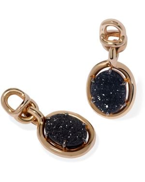 Annoushka And Drusy Onyx Mythology Earring Drops - Metallic