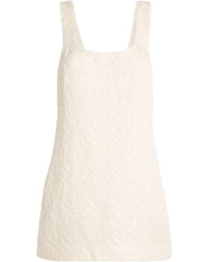 Camilla & Marc Cloqué Gracia Mini Dress - White
