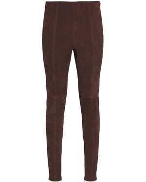 Polo Ralph Lauren Suede Leggings - Brown