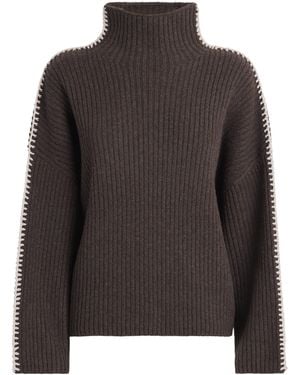 Rag & Bone Wool Ingrid Rollneck Jumper - Brown