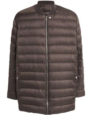 Rick Owens X Moncler Down Padded Flight Jacket - Brown