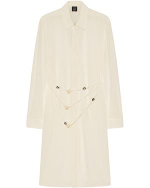 Marella Long Georgette Shirt - White