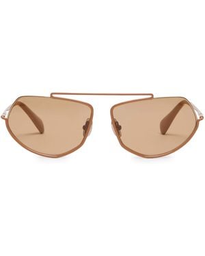 Max Mara Metal Square Sunglasses - Pink