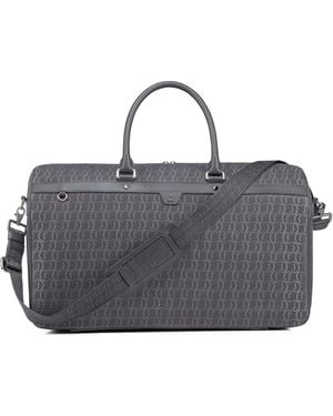 Christian Louboutin Ruisbuddy Monogram Jacquard Duffle Bag - Grey