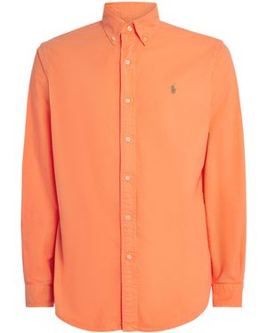 Polo Ralph Lauren Custom Fit Oxford Shirt - Orange