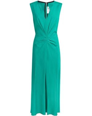 Victoria Beckham Sleeveless Gathered Midi Dress - Green