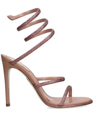 Rene Caovilla Embellished Cleo Sandals 105 - Pink
