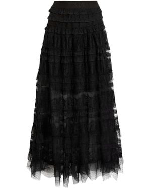 AllSaints Tulle Arlea Skirt - Black