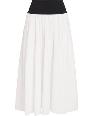 Polo Ralph Lauren A-Line Maxi Skirt - White