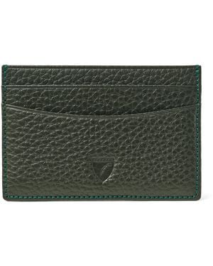 Aspinal of London Leather Slim Card Holder - Green