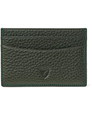 Aspinal of London Leather Slim Card Holder - Green