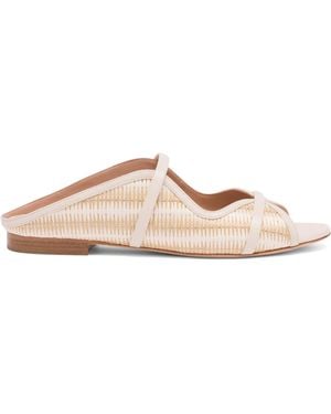 Malone Souliers Raffia Norah Sandals - Natural