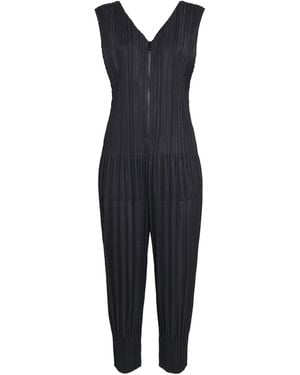 Pleats Please Issey Miyake Fluffy Basics Jumpsuit - Black