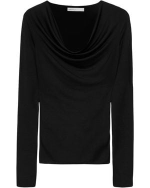 AllSaints Cowl-Neck Lilla Top - Black