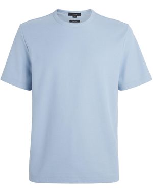 Vince Pima Cotton Piqué T-Shirt - Blue