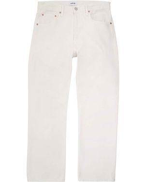 Agolde Magnus Straight Jeans - White