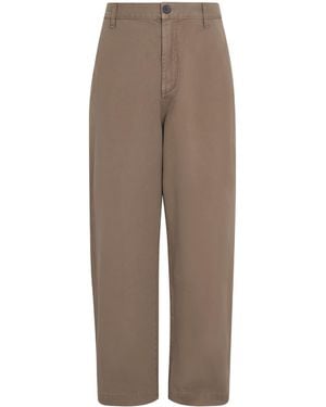 Agolde Cotton Warrick Relaxed Pants - Brown